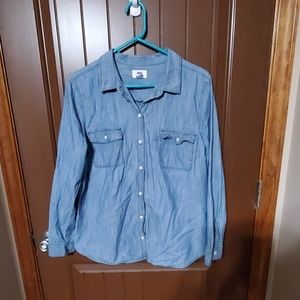 Old navy denim button up
